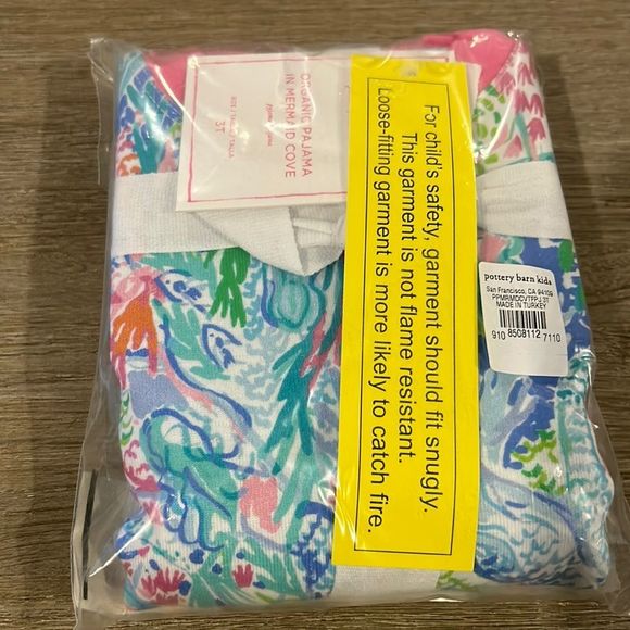 Lilly Pulitzer Other - Brand New Lilly Pulitzer / Pottery Barn Mermaid Cove Pajama Set